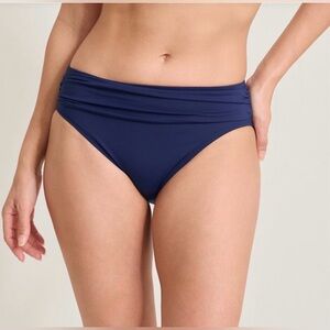 Tommy Bahama Pearl Collection Navy High Waist Hipster Bottoms sz XL